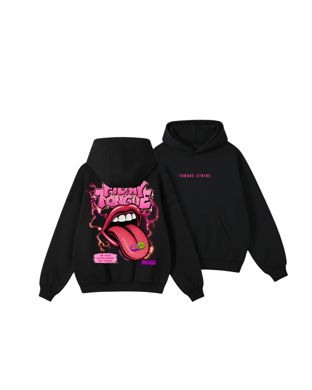 Filthy Tongue - Oversized Hoodie.