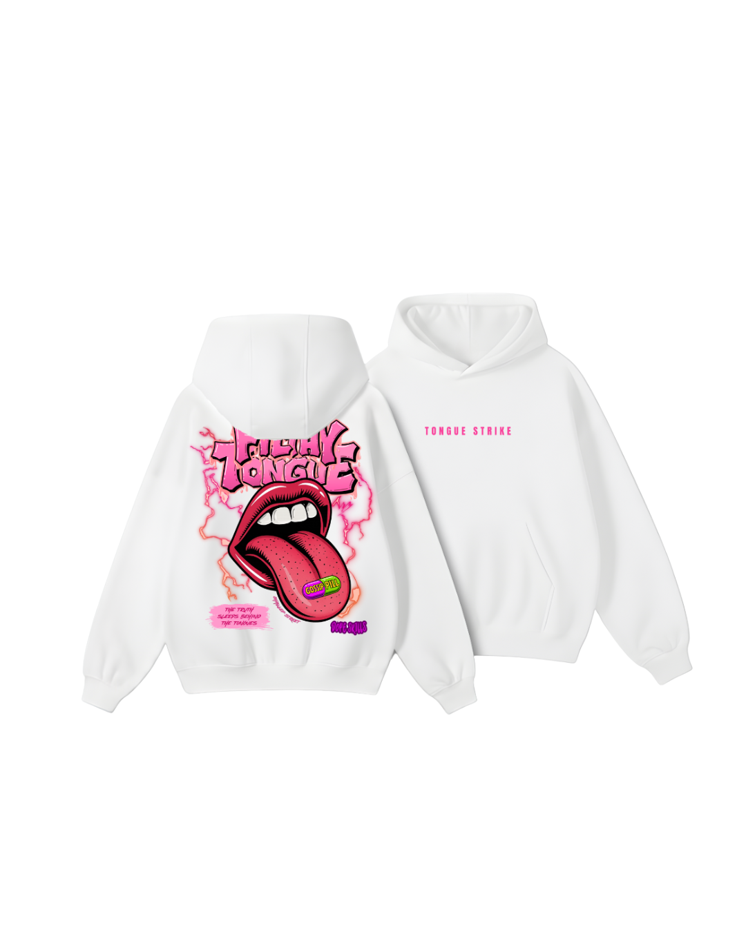 Filthy Tongue - Oversized Hoodie.